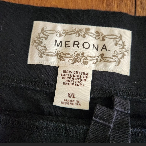 Merona Black Skirt with Drawstring - Picture 2 of 2